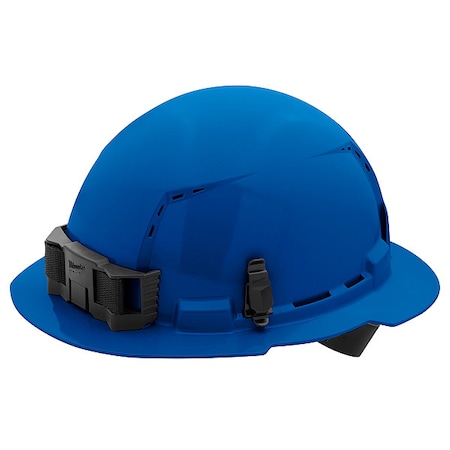 Milwaukee Tool BOLT Blue Full Brim Vented Hard Hat w/4pt Ratcheting Suspension - Type 1, Class C 48-73-1205