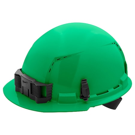 Milwaukee Tool BOLT Green Front Brim Vented Hard Hat w/4pt Ratcheting Suspension - Type 1, Class C 48-73-1206