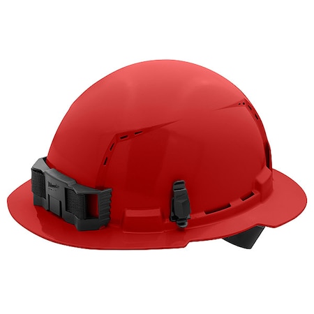 Milwaukee Tool BOLT Red Full Brim Vented Hard Hat w/4pt Ratcheting Suspension - Type 1, Class C 48-73-1209