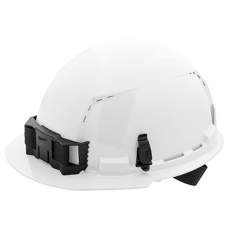 Milwaukee Tool BOLT White Front Brim Vented Hard Hat w/4pt Ratcheting Suspension - Type 1, Class C 48-73-1200