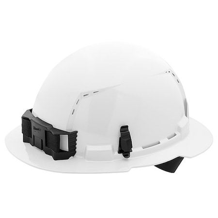 Milwaukee Tool BOLT White Full Brim Vented Hard Hat w/4pt Ratcheting Suspension - Type 1, Class C 48-73-1201