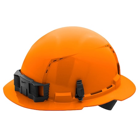 Milwaukee Tool BOLT Orange Full Brim Vented Hard Hat w/4pt Ratcheting Suspension - Type 1, Class C 48-73-1213