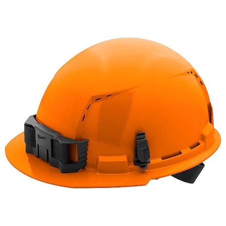 Milwaukee Tool BOLT Orange Front Brim Vented Hard Hat w/4pt Ratcheting Suspension - Type 1, Class C 48-73-1212