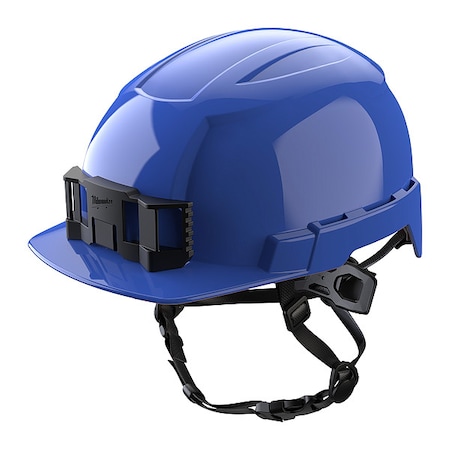 Milwaukee Tool BOLT Blue Front Brim Safety Helmet with IMPACT ARMOR Liner - Type 2, Class E 48-73-1369