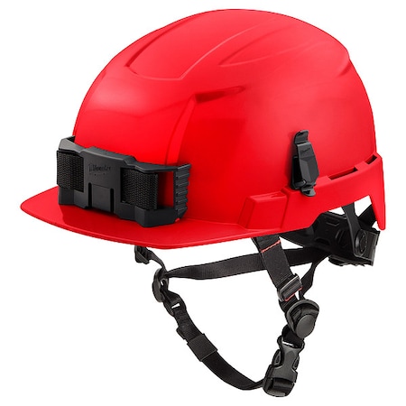 Milwaukee Tool BOLT Red Front Brim Safety Helmet with IMPACT ARMOR Liner - Type 2, Class E 48-73-1373