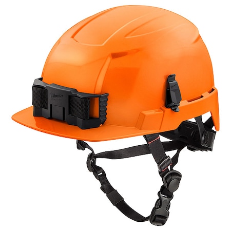 Milwaukee Tool BOLT Orange Front Brim Safety Helmet with IMPACT ARMOR Liner - Type 2, Class E 48-73-1377