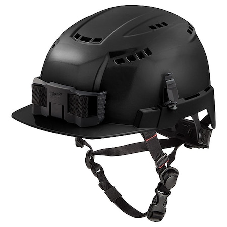 Milwaukee Tool BOLT Black Front Brim Vented Safety Helmet with IMPACT ARMOR Liner - Type 2, Class C 48-73-1374