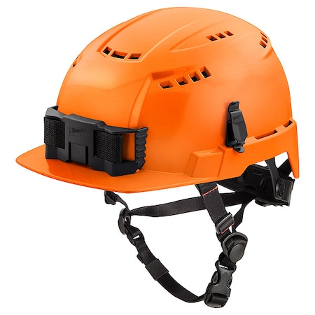 Milwaukee BOLT Orange Front Brim Vented Safety Helmet with IMPACT ARMOR Liner (USA)-Type 2, Class C - 48-73-1376