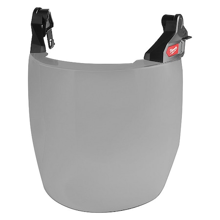 Milwaukee Tool BOLT Full Face Shield - Gray Dual Coat Lens (Compatible with Milwaukee Safety Helmet (No Brim)) 48-73-1426