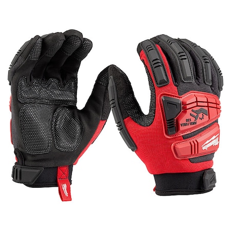 Milwaukee Tool Not Applicable Work Gloves, S, Black/Red, 1 PR 48-73-8550