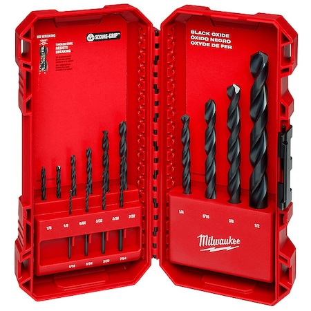 Milwaukee Tool 14 pc. THUNDERBOLT Black Oxide Drill Bit Set 48-89-2800