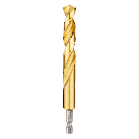 Milwaukee Tool 31/64 in. Titanium Shockwave Drill Bit 48-89-4628