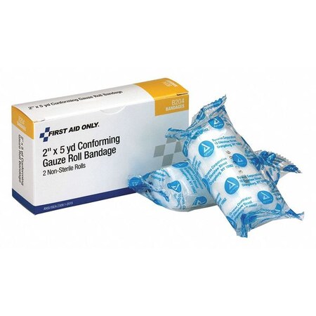 ZORO SELECT Gauze Wrap, White, Box, 2" W x 5 yd. L B204