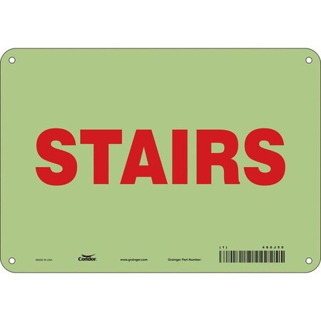 Condor STAIRS, 10 in W x 7 in H, Vertical Rectangle, Polyethylene, 480J50 480J50