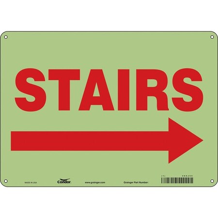 Condor STAIRS, 14 in W x 10 in H, Horizontal Rectangle, Polyethylene, 480J55 480J55