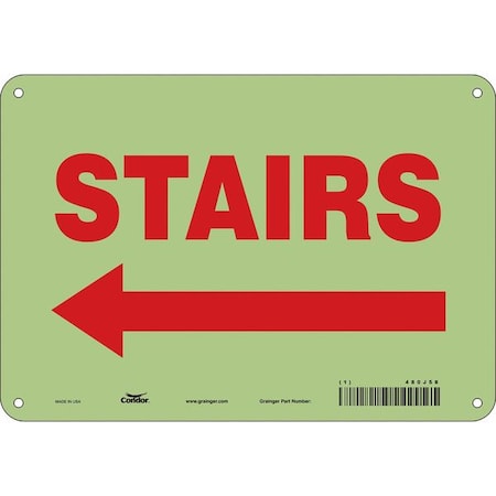 Condor STAIRS, 10 in W x 7 in H, Vertical Rectangle, Polyethylene, 480J58 480J58