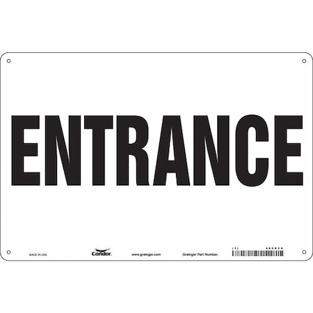 Condor ENTRANCE, 36 in W x 24 in H, Horizontal Rectangle, Aluminum, 480K28 480K28