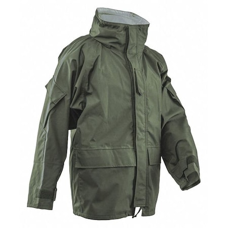 Tru-Spec Tactical Parka, Nylon, Olive Drab Green, M 2028 | Zoro