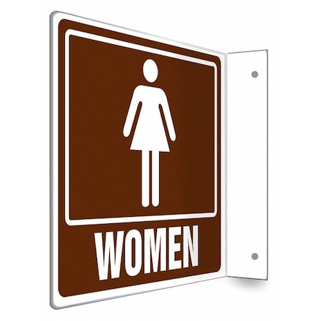 Condor WOMEN, 8 in W x 8 in H, L-Shape Projection, PETG, 480X96 480X96