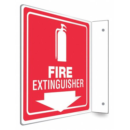 CONDOR High Visibility Safety Sign, 8" W, 8" H 480X53