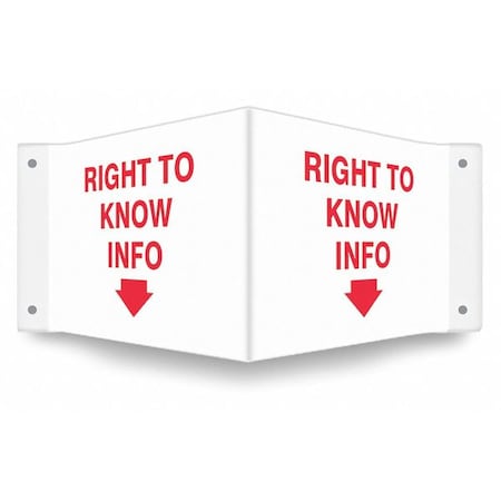 Condor High Visibility Safety Sign, 8 in Height, 18 in Width, V-Shaped 480Y80