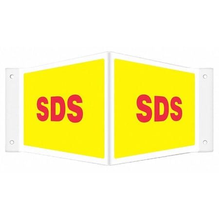 Condor Safety Sign, 8 inx18 in, PETG 480Y72