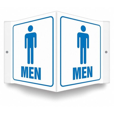 Condor MEN, 8 1/2 in W x 6 in H, V-Shape Projection, PETG, 480Z75 480Z75