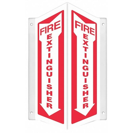 Condor High Visibility Safety Sign, 12 in Height, 7 1/2 in