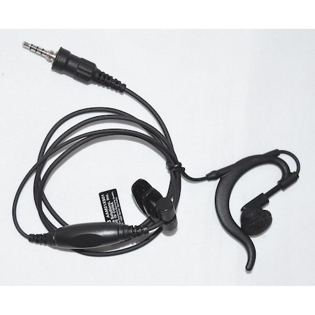 Motorola Earpiece Microphone, Black, 48" Cord L AAM21X501 MH-89A4B