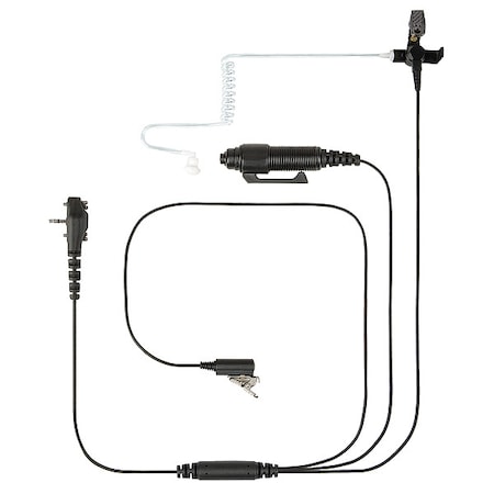 Motorola Surveillance Kit, 4 ft. Cord L, Black AAL85X501 MH-103A4B