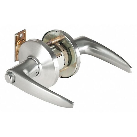 Best Door Lever Lockset, 2-3/4" Strike Dim 9K30N16DSTK626