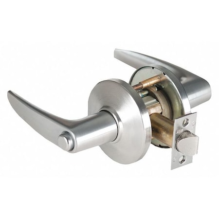 Best Door Lever Lockset, 2-3/4" Strike Dim 9K30L16DSTK626