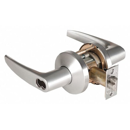 Best Door Lever Lockset, 4-7/8" Strike Dim 9K37AB16KS3626