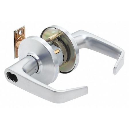 Best Door Lever Lockset, 4-7/8" Strike Dim 9K37C15DS3626