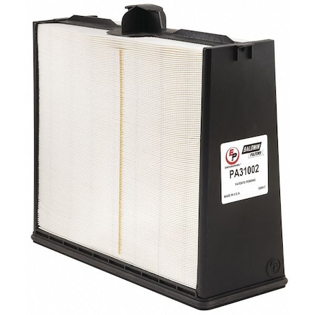Baldwin Filters Air Filter, Element, Panel Design, 14" H PA31002