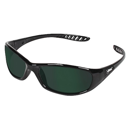 Kleenguard V40 HellRaiser, Welding Safety Glasses, Anti-Scratch, IR 5.0 Lens, Black Frame, Full-Frame 20545