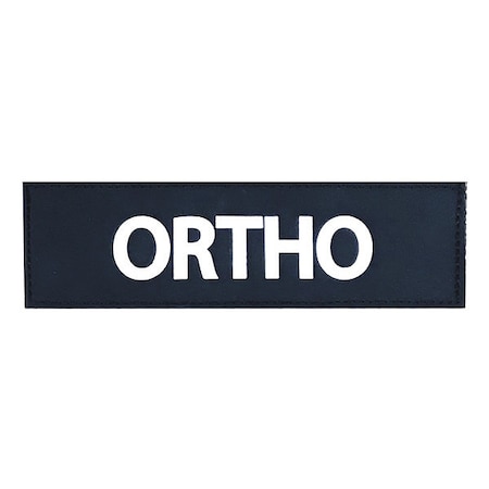 Meret Usa ID Panel, Hook-and-Loop Closure, 2" H, Wht M5101HP-O