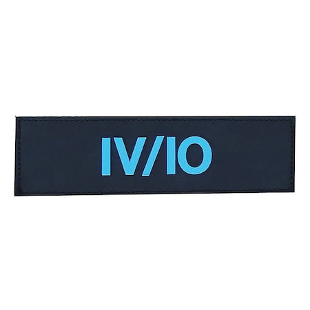 Meret Usa ID Panel, Hook-and-Loop Closure, 2" H, Blue M5101HP-V