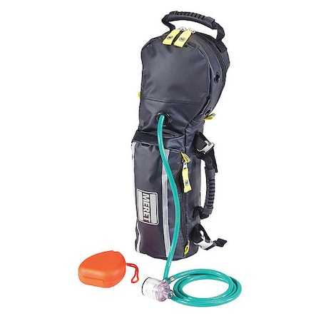 Meret Usa Oxygen Bag, Tarpaulin, 5 1/2 in L, 16 1/2 in W, Black M5103-NW