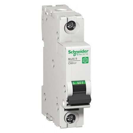 SCHNEIDER ELECTRIC IEC Supplementary Protector, 20 A, 240/415V AC, 1 Pole, DIN Rail Mounting Style, C60SP Series M9F23120