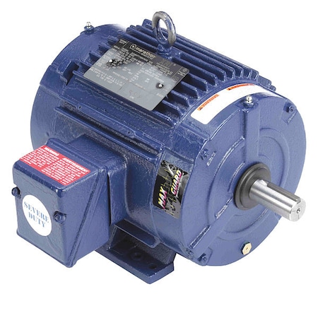 Marathon Severe Duty Motor, Three Phase, 7 1/2 HP, 3525 rpm Nameplate RPM, 460V AC, 213T Frame 213TTTCD6501