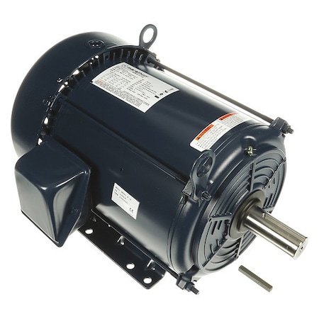 Marathon General Purpose Motor, Three Phase, 7 1/2 HP, 3525 rpm Nameplate RPM, 208-230/460V AC, 213T Frame 213TTFBD6002