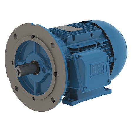 Weg Three-Phase General Purpose Motor, 7 1/2 HP, 132S Frame, 460V AC Voltage, 3545 rpm Nameplate RPM 13984840