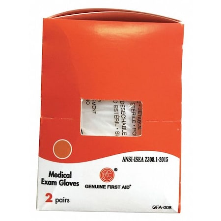 Zoro Select Cleanroom Gloves, Vinyl, 10 in L, White, Universal, 4 PK 9999-1508