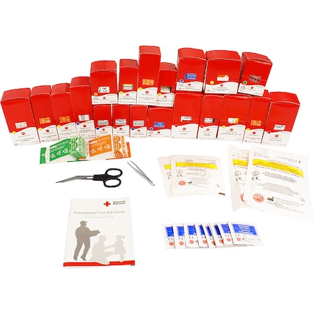 Zoro Select First Aid Kit, Plastic 205 Components, 100 People Served 9999-7735
