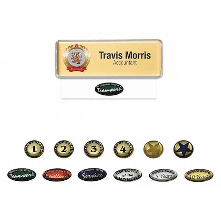 The Mighty Badge Badge, Star Inkjet, Blank Legend, PK10 906293
