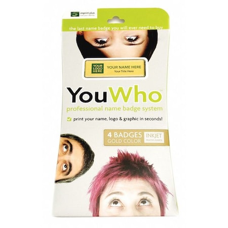 The Mighty Badge Badge, Inkjet, Blank Legend, PK4 901581