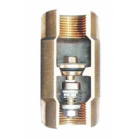 Simmons 2" NPT Bronze Spring Check Valve 506SB