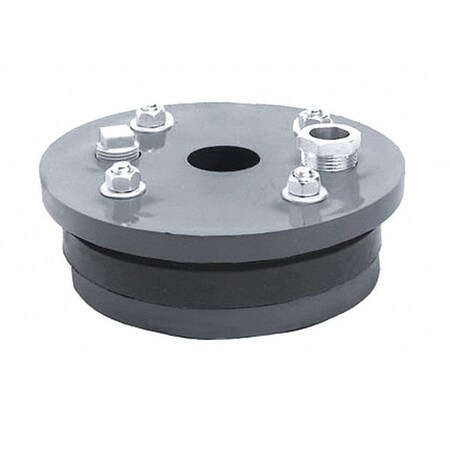 Simmons Well Seal, 1" Drop Pipe Sz, 4" L, 4" Sz, ABS 1901