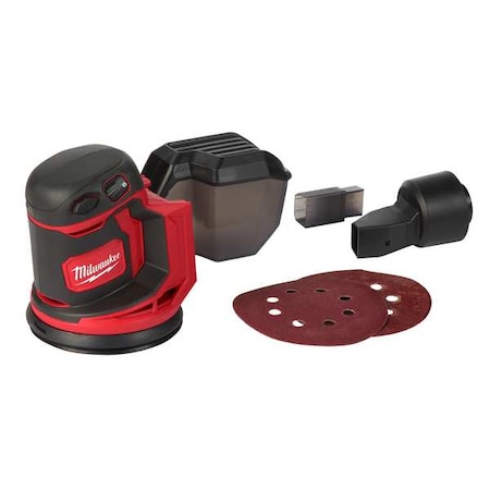 MILWAUKEE TOOL M18 Random Orbit Sander, 18V, Cordless, Tool-Only 2648-20